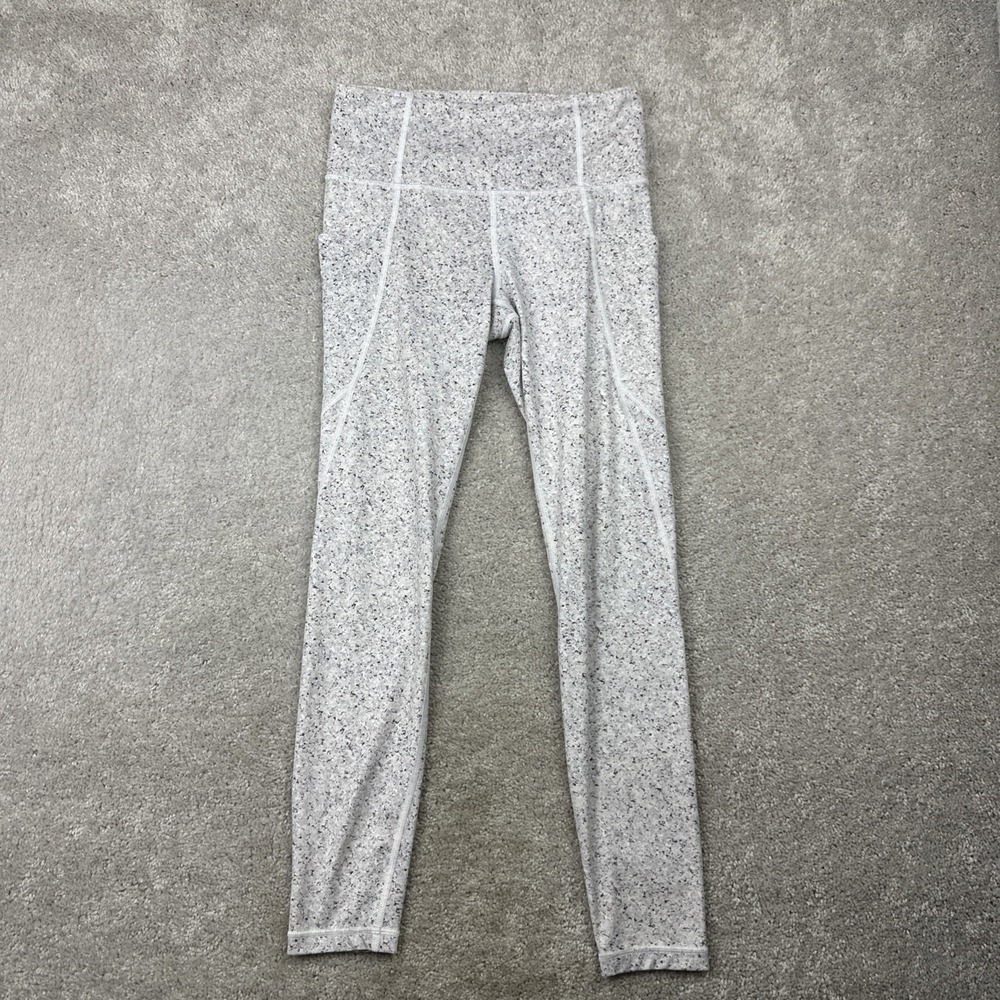 Athleta Salutation Tights Womens Small Orchid Pink Stash Pocket Powervita